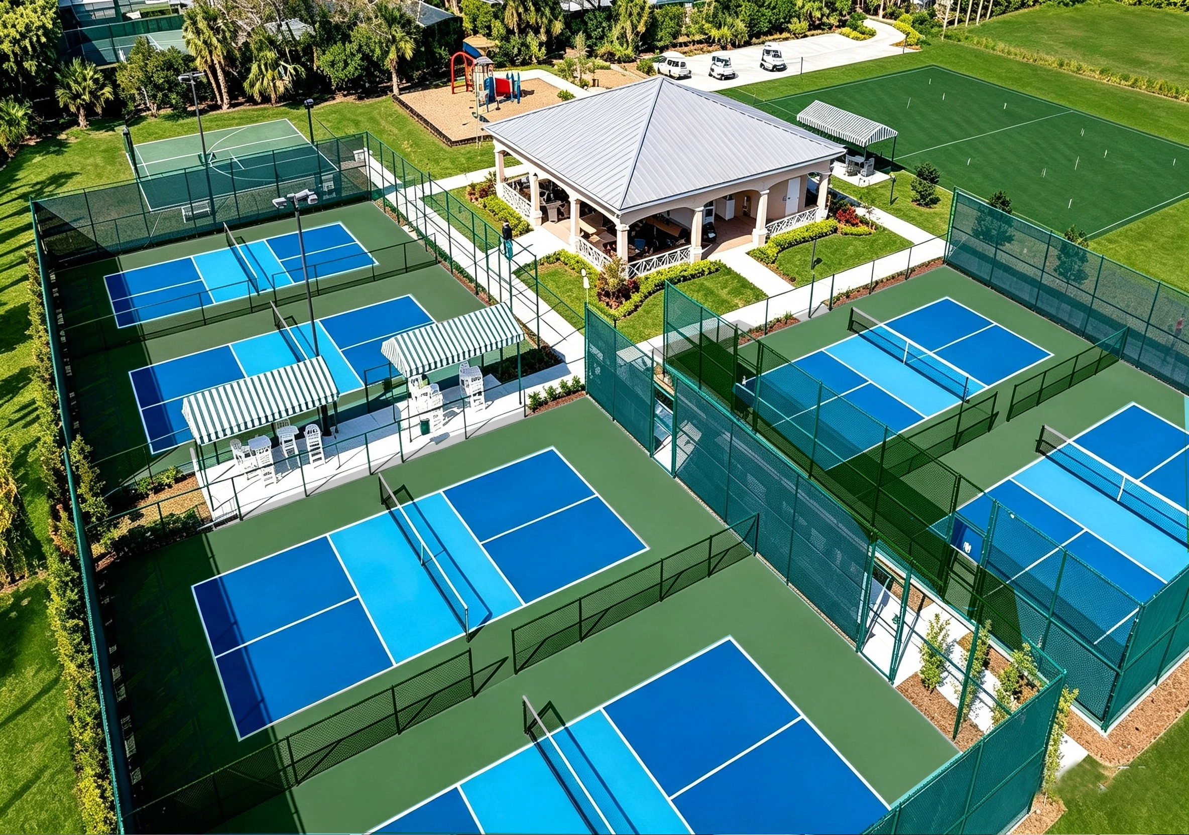 Thi công sân Pickleball 8 lớp USOPEN LAYKOLD 2025